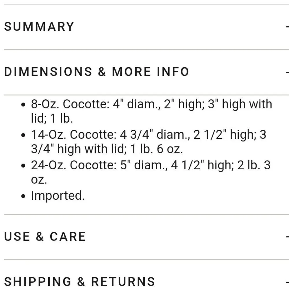 Le Creuset 10cm Petit Round Cocotte-‎ Carmin